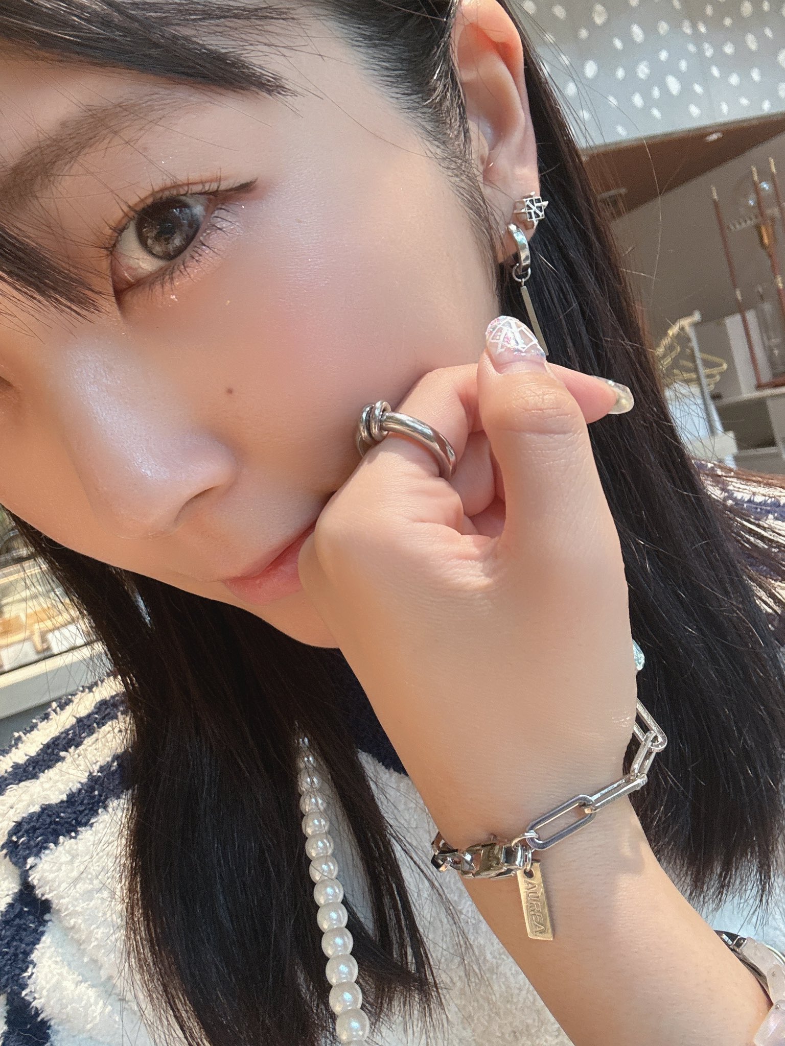 川村壱馬 AUREA イヤークリップ ステンレス シルバー
