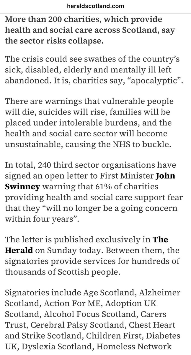 NeilMackay (@neilmackay) on Twitter photo Scotland’s care system faces collapse
Here’s a short version of my long read in <a href="/heraldscotland/">The Herald</a> if you’re pushed for time. It’s an important story
heraldscotland.com/news/25396168.… Scotland’s care system faces collapse
Here’s a short version of my long read in <a href="/heraldscotland/">The Herald</a> if you’re pushed for time. It’s an important story
heraldscotland.com/news/25396168.…