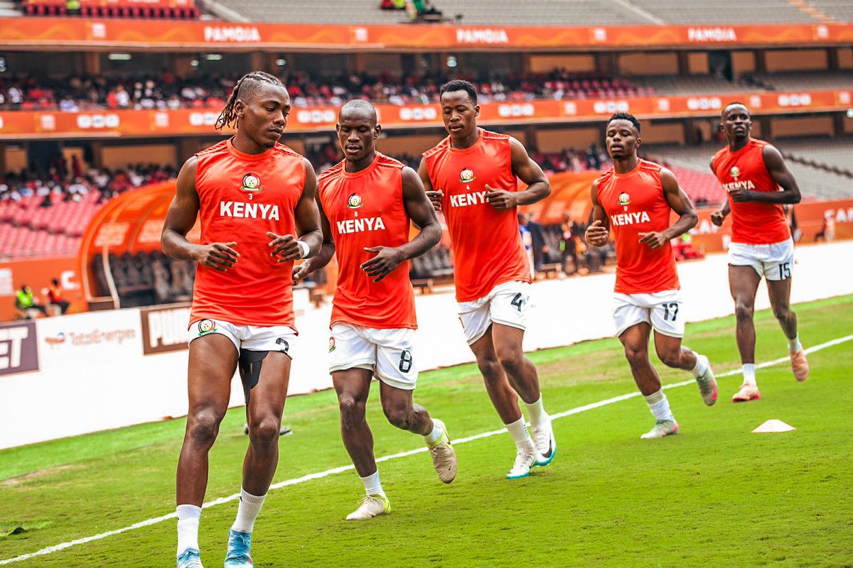 dkmaraga's tweet photo. Let’s go beloved Kenya! 
#HarambeeStars https://t.co/g55JEYOxt8