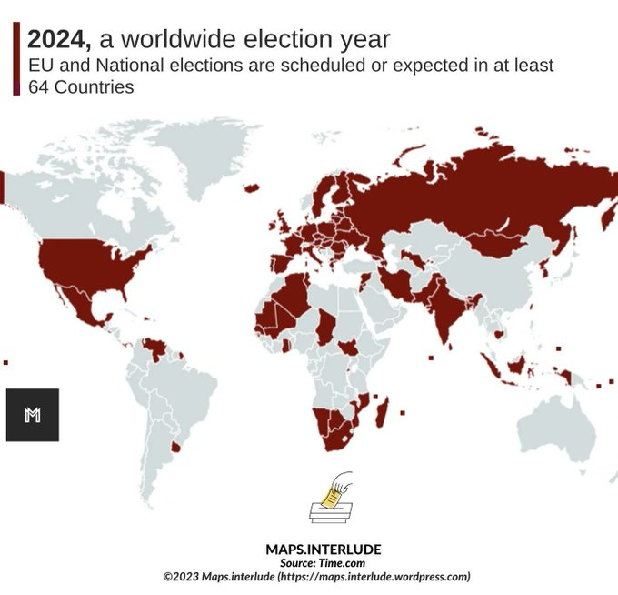 LealtadSabia's tweet photo. 12. 2024, año de elecciones en todo el mundo https://t.co/XWJrs9rMUF