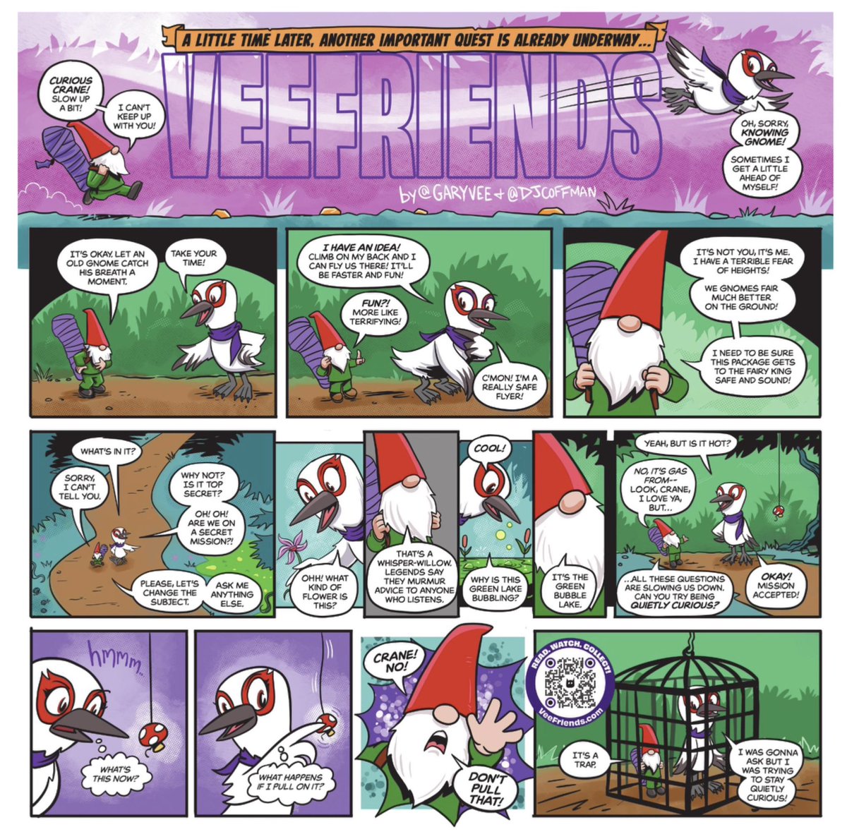 Sunday <a href="/veefriends/">VeeFriends</a> comic !! 🥳🥳
<a href="/garyvee/">Gary Vaynerchuk</a> <a href="/djcoffman/">D.J. Coffman</a> #veefriends