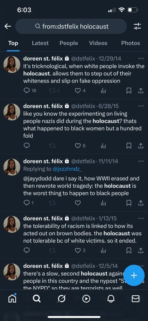 davidvolodzko's tweet photo. The banal provocation of Doreen St. Felix's racism

On August 2, New Yorker staff writer Doreen St. Felix wrote an essay, “The Banal Provocation of Sydney Sweeney’s Jeans,” criticizing Sweeney’s recent American Eagle jeans campaign, in which Sweeney wears classic denim and talks about her “great jeans.” You can tell many of the folks criticizing the essay never bothered to read it because one of the main attacks is that liberals are hypocrites who had nothing to say when Beyoncé did her denim ads. Except that’s literally how St. Felix begins:

Two American blondes have recently hawked denim. Beyoncé, an ambassador for Levi’s, dressed in outlaw drag, arrives at a semi-deserted laundromat […] but what she’s selling in the commercial is not Levi’s […] her project, in this “Cowboy Carter” era, has been to cast herself as the real patriot, a protector of this country’s traditions from the fraudulent claims of white supremacists […] she is burnishing a heritage brand in her Black-queen image. Americana can be hers, too.

That brings us to […] Sydney Sweeney, who recently became the face of American Eagle. What is this campaign selling? […] No doubt the minds behind the Sweeney campaign wanted to stir memories of Brooke Shields, declaring to Richard Avedon’s camera, in 1980: “You wanna know what comes between me and my Calvins? Nothing.” […] The element of perversion, the artistic touch, in that Calvin Klein ad was Shields’s age, which was fifteen. Sweeney is twenty-seven. No great artist directed these commercials. The allusion is incoherent, unless, of course, we root around for other meanings, and we don’t have to search for long: genes, referring to Sweeney’s famously large breasts; genes, referring to her whiteness […] Interestingly, breasts, and the desire for them, are stereotyped as objects of white desire, as opposed to, say, the Black man’s hunger for ass.

This is the kind of undergraduate seminar hermeneutics one is meant to shed by sophomore year, the logic of queering, a method that insists every text encodes its own subversion, if only one teases it out, and which comes from queer theorists like Eve Kosofsky Sedgwick and Judith Butler, who taught queering as a way of reading against the grain to show that what appears normative, be it heterosexuality or whiteness, is actually constructed, performative, and open to subversion. It’s not that the text actually expresses such things, but whether you can adequately argue that such things are in the text even if they aren’t, or even if it expresses the opposite. Butler, unsurprisingly, also famously taught that sex roles are similarly performative and can be subverted, regardless of the facts, or indeed against them, leading the way to the trans movement. One example of queering would be to take Hamlet and argue that instead of a story about family duty and revenge, it’s actually about Hamlet’s homoerotic desire to penetrate Horatio. Bonus points if you can tie this into an argument about how Hamlet’s gender performance with Ophelia destabilizes masculinity, how “Hamlet’s delay” is not a problem of Renaissance psychology but rather the gender performativity of a closeted gay man, or even better, how his cruelty toward Ophelia is not misognyny but the overcompensatory reaction formation of his efforts to pass as “normal” when he is, in fact, a trans woman. It’s all sophistry, of course, but you can certainly see St. Felix playing the game, if poorly.

Applying the gimmick to her own essay and reading St. Felix the way she reads everything else, you might tease out the detail that she calls both Sweeney and Beyoncé “American blondes,” and although both women dye their hair, you simply talk about how blonde hair is white hair, how blonde hair is a symbol of whiteness as much as the afro is of blackness, how there’s a deliberate racial appropriation by Beyoncé, who not only dons white hair but the stereotypical denim of white western wear. Then you talk about black women and fake hair more generally, the prevalence of black women in weaves and wigs, and maybe even comment on black appropriation of Arabic names such as Jamal, Aaliyah, Rashad, Latifah, and Omar, tying that into the fact that Sweeney goes by her first and last name whereas Beyoncé Giselle Knowles-Carter goes simply by her first name to signal that she’s a diva like Madonna or Cher, but also, you queeringly conclude, because blackness is inherently thieving in nature. That, roughly speaking, is how it’s done. And if anyone accuses you of racist rhetoric because you referred to blackness as thieving by nature, you simple deploy the motte-and-bailey fallacy and withdraw to claiming that you are only talking about blackness, not black people, which is a refrain that we’ve all grown used to hearing whenever anyone pushes back against genocidal talk about “whiteness.”

Simply put, you extend the symbol or concept far beyond what the text can support, but the creative ability to produce overdetermined deconstructions of this nature is an art form in itself, although even here, St. Felix isn’t particularly good at it. The caricature I painted above with Hamlet is already better constructed than what she gives us, and she has New Yorker editors helping her, yet she literally tells the reader, this ain’t white people being pedophiles like with Brooke Shields, so why do they like Sydney Sweeney? Because tits and racism. She admits she cannot make sense of the Sweeney ad because it isn’t pedophilic, saying, “The allusion is incoherent, unless, of course, we root around for other meanings.” You’re not supposed to root around for other meanings, St. Felix. That’s what we in the industry call bullshitting. And the bullshit she comes up with is that the ad makes a pun involving the company’s good jeans and Sweeney’s good genes, which St. Felix tells us is a reference to “Sweeney’s famously large breasts,” fair enough, and “her whiteness,” where I object. This cascade of semiotic free-associations metastasizes from a pun in a denim ad into a sociology of white existence within several sentences, bearing absolutely none of the shame that a sociologist worth their degree would feel burning their cheeks if they were to base any conclusion on such interpretive strip-mining. Also, can I just say about the phrase “the Black man’s hunger for ass,” wow. Literally anyone in the world would probably happily agree to have their work published in The New Yorker, yet the best they can curate from the pool of applicants is a filthy little bigot who thinks the Sweeney ad was a hit because of racism and tits? St. Felix adds:

Sweeney, on the precipice of totalizing fame, has an adoring legion, the most extreme of whom want to recruit her as a kind of Aryan princess. To them, she signals, as my colleague Lauren Michele Jackson wrote, a “rejoicing in a perceived return to a bygone beauty standard in the wake of all that overzealous feminism they blame on the left.”

People love Sweeney because she represents anti-woke beauty, or to put it more simply, beauty. Unapologetic beauty. Sweeney is classically pretty and clearly unashamed to show it. And that, sadly, is refreshing. Not because of overzealous feminism alone, but because of overzealous feminism and blacktivism. It’s the same reason people went gaga for Top Gun: Maverick or The Super Mario Bros Movie. Not because they were propped up by admirers of Aryanism, but merely because they were refreshingly free of what @TheCriticalDri2 calls The Message. Sweeney is not a trans beauty. Nor a morbidly obese beauty. Her beauty doesn’t depend on you being politically progressive in order to appreciate it. She’s just pretty. And, yes, white. And more than that, pretty in a kind of 1950s classic white American way. Not in a racist sense, but in the sense that there was a time when white Americans were not being so put upon for being white, and could rejoice in their own beauty without having to carry an attendant degree of shame. Sweeney doesn’t even bother to reject this. It’s as if she never even heard The Message. Suffice it to say, it has been exhausting to listen to racist woke activists, and increasingly repulsive as their rhetoric has gone from trying to guilt white people to simply dehumanizing them in increasingly disturbing ways. Sweeney bucks all these trends, exuding a kind of uncancellable confidence in her own beauty, but in a way that comes off as wholesome rather than hateful. St. Felix continues:

The American Eagle campaign, its presentation of Americana as a zombie slop of mustangs, denim, and good genes, is lowest-common-denominator stuff. Decoding Sweeney’s presumed political affiliation—is she liberal or conservative?—doesn’t give this ad more meaning. It is what it is.

In the end, it’s a dull, but not overly offensive essay. Some of the worst pull quotes, taken out of context, are bad. But not so bad that I would not want to read more of her work or, if I saw her at a cocktail party, walk over and say hello. I would never read this essay alone and conclude that the author is a bad person, and certainly not that they are racist. I would probably just think to myself that they’re woke. But what has ruined St. Felix in the estimation of many this week is not the essay, which apparently no one read but me. Instead, it’s the fact that, after it came out, the internet did what the internet does, and all her old Twitter posts were unearthed. And damn, it’s not good. Here’s Ariel Wilber at The New York Post listing some of St. Felix’s greatest hits:

“You all are the worst. Go nurse your f–king Oedipal complexes and leave the earth to the browns and the women.”

“I hate white men.”

She said she “writes like no white is watching.”

She said she “would be heartbroken if I had kids with a white guy.”

She said white people’s poor hygiene “literally started the bubonic plague, lice, syphilis.”

She said “we lived in perfect harmony w/ the earth pre whiteness” and blamed environmental destruction on “white capitalism.”

And:

And:

Wow okay, so it turns out she’s about as racist as Robert Mugabe. But look, St. Felix is, at the end of the day, just another black racist writer enjoying a role that is far more prestigious than her “insights” would seem to warrant. More importantly, we know there’s no way that someone with views like hers would ever get, or keep, a job at The New Yorker if they aren’t “diverse.” Just imagine a white writer, and let’s imagine one of far greater talents and intellect, saying even one of the things she said above, but saying it about black people. They’d be fired in an instant. In other words, St. Felix is what we would nowadays call a DEI writer — someone who, given everything we know about them, would never be able to enjoy the level of success they now do if they did not check that box. And no, I am not saying that she should be fired. She's doing what the magazine hired her to do. But I am saying that racists like her are a dime a dozen now, and that black privilege is quite obviously a real phenomenon. Black writers of this persuasion write racists posts like the ones above because they know that, among their woke base, it sells. They may rage when they see Trump throw politically incorrect meat to this MAGA base, but they do the exact same thing on their side. And while I do get the feeling from her social media posts that she’s genuinely and profoundly racist at heart, for many others who say things like this, it’s merely a cynical provocation for clicks. But this kind of hateful behavior only drives us apart.

Black writers talking trash about white people at every available opportunity is not doing black or white people any service. What we should be aiming for, in my view, is greater appreciation of both white and black beauty. People like St. Felix could be doing the work of cultivating a love for white beauty in the black community, or if she prefers, black beauty in the white community. Lord in the morning, we know both sides could stand to appreciate the beauty of the other far more than they currently do, especially given the current state of our politics. Instead, something has happened to leftist black Americans, similar to what has happened to Palestinians and leftist South Koreans. Namely, they have become so clouded by bitterness that it has become their identity and distorts their reality. Call it VDS, or Victimhood Derangement Syndrome. The sad thing is, when you read St. Felix, despite her poorly constructed queering and the soft racism that gets past her editors, there really is a good writer there. I have this complaint of Ta-Nehisi Coates too, who might’ve been a great writer if his politics had not blunted the force of his prose. And she too could be using her impressive talents to better address racism, or sing black praise, or prove through prose the undeniable beauty of black achievement in this country and, yes, the undeniable beauty of black people, black bodies, black skin. The unapologetic black beauty of someone like Beyoncé, or unapologetic white beauty of someone like Sweeney, does more in this regard than any essay by St. Felix. Meanwhile, all those writers, cynically peddling racist garbage, are following an avenue that would not be open to them in the first place if not for things like the banal provocation of Doreen St. Felix’s racism.

For more, visit The Radicalist: https://t.co/w0nGvuIZ1a