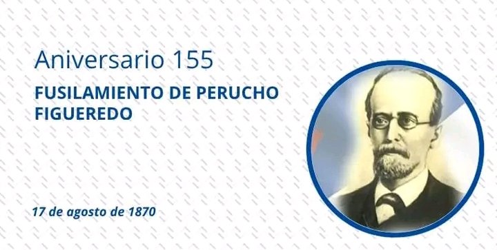 🇨🇺 Hoy, al conmemorar los 155 años del fusilamiento de Perucho Figueredo, poeta, patriota y autor de nuestro glorioso Himno Nacional, #Cuba entera levanta su voz para honrar su legado inmortal.  
#SanctiSpíritusEnMarcha
#CubaViveEnSuHistoria 🇨🇺