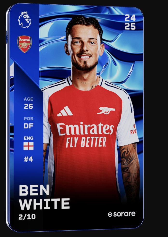 Steff (@arsenalcards) on Twitter photo To celebrate the return of Arsenal today, <a href="/ArsenalCardsSR/">ArsenalCardsSR</a> and I will be running a giveaway for a Sorare Card - SR Benny Blanco.
All you have to do is;
- Follow this account!
- Rt the post!
- Follow my whatnot account!
- Comment your whatnot username below! To celebrate the return of Arsenal today, <a href="/ArsenalCardsSR/">ArsenalCardsSR</a> and I will be running a giveaway for a Sorare Card - SR Benny Blanco.
All you have to do is;
- Follow this account!
- Rt the post!
- Follow my whatnot account!
- Comment your whatnot username below!