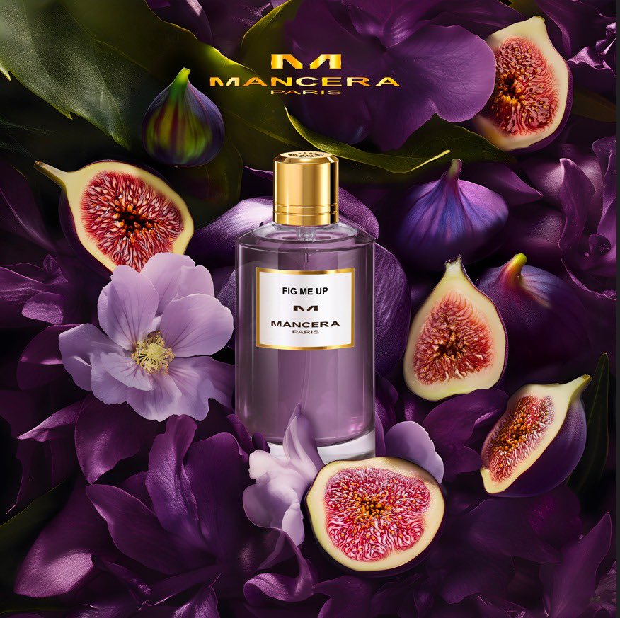 NEW PERFUME | عطر جديد 
MANCERA | FIG ME UP ✨
انفجار عطري مفعم بالأنوثة والجرأة!
أوراق التين 🍃، الراوند الأخضر 💚 والبنفسج 💜 يفتتحون الحكاية...
يتوسطها قلب كريمي دافئ من حليب التين، العود، وخشب الصندل 🌿
ثم تُختَتم بلمسة لا تُنسى من الكراميل، التونكا، التبغ، والمسك الأبيض