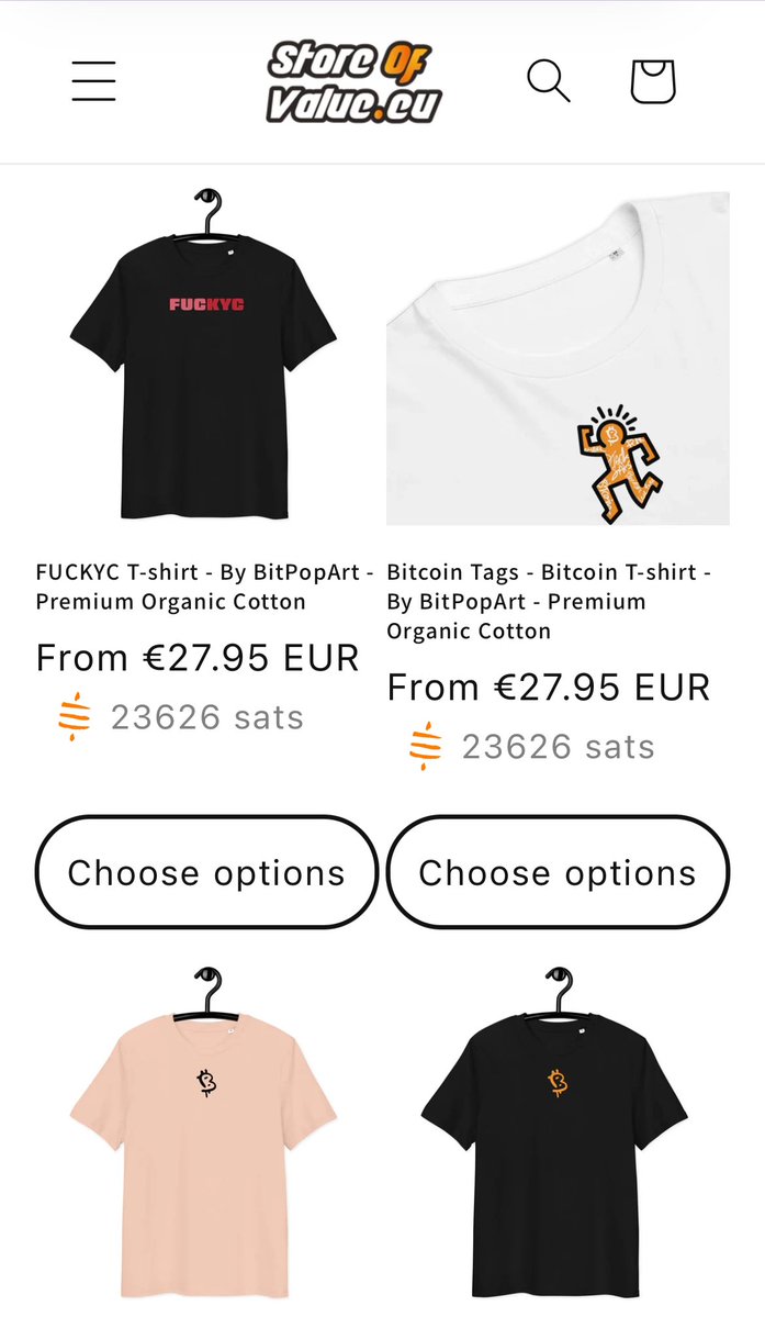 BitPopArt (@bitcoinpopart) on Twitter photo All new merch in store 🔥 <a href="/storeofvalue_eu/">Store of Value🧡⚡️Bitcoin Merch & Apparel Store</a> 👕 #art #bitcoin
storeofvalue.eu/collections/bi… All new merch in store 🔥 <a href="/storeofvalue_eu/">Store of Value🧡⚡️Bitcoin Merch & Apparel Store</a> 👕 #art #bitcoin
storeofvalue.eu/collections/bi…
