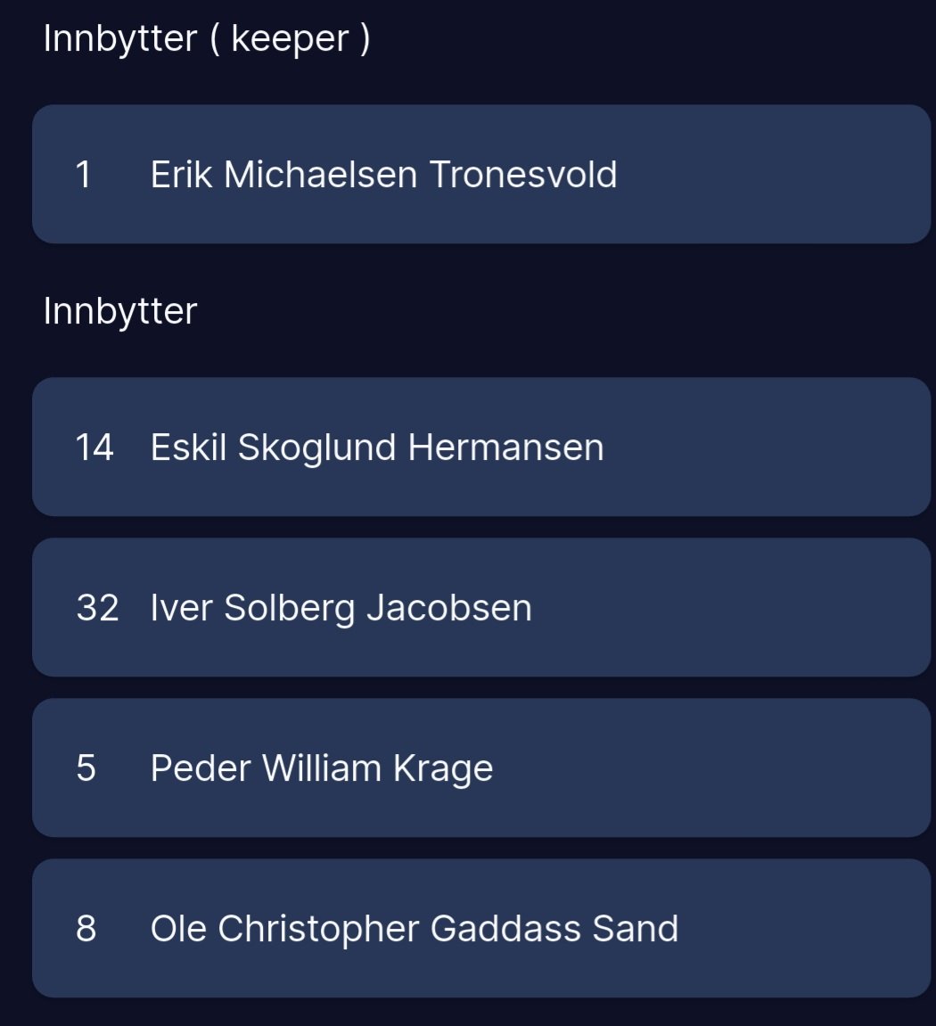 Rosenborg2 - Spjelkavik 
Kampstart 1500
2er-banen