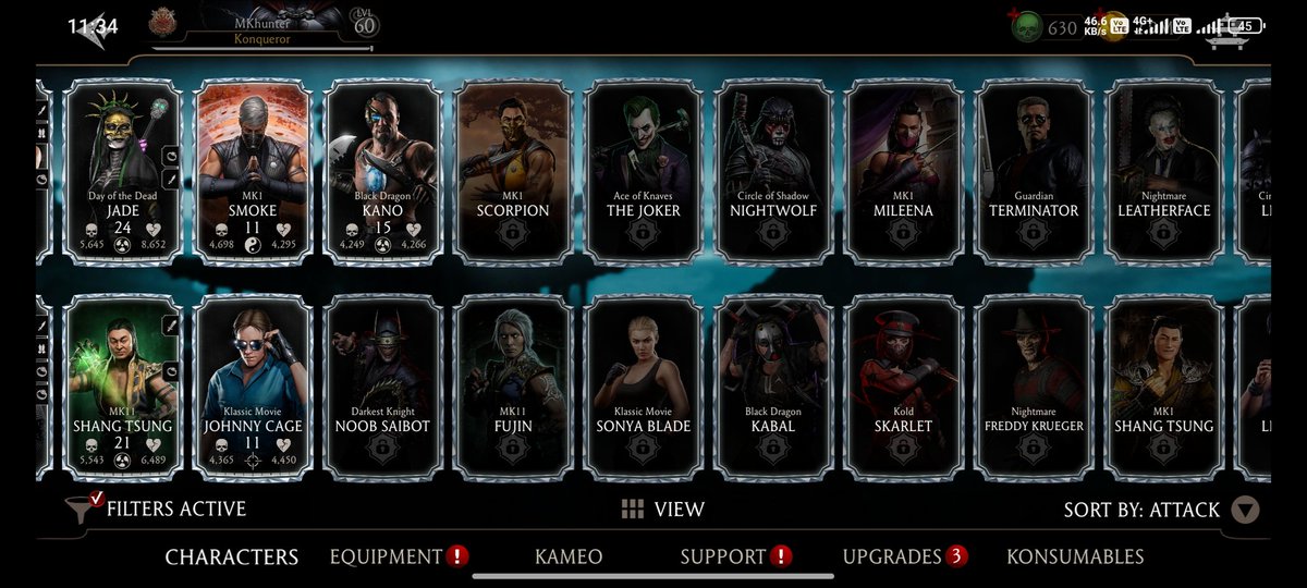 GabrielJohn2002's tweet photo. Mortal Kombat mobile game account for sale.
Contact: mkhunter20.2.2002@gmail.com https://t.co/zUlgVgaAe8