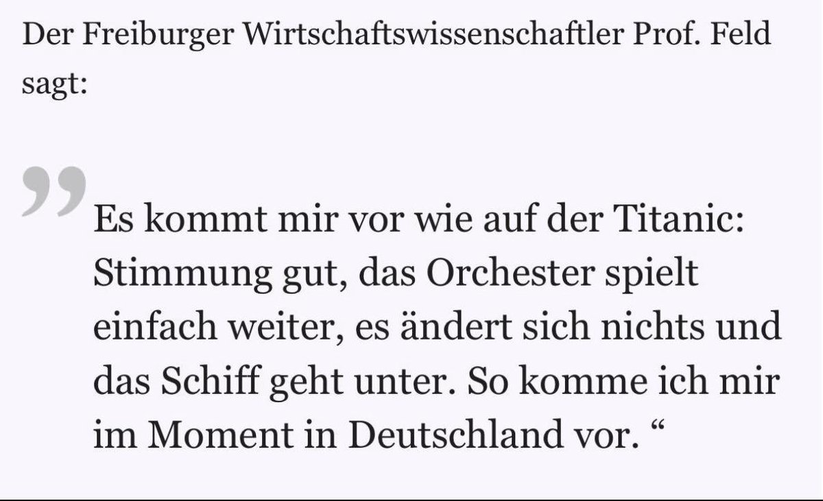 Dem ist nichts hinzuzufügen.