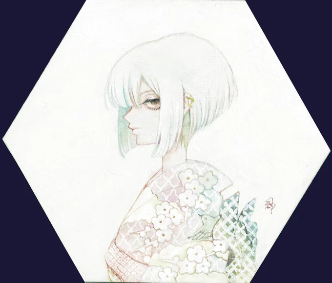 最近はデジタルでの作業が多いけどフルアナログじゃないと描けないものもあるのでアナログでのデザイン制作もやっていこうと思ってはいます 思っては…いるんですけど…… せっかくなのでアナログ絵も見てくださると嬉しいでぇす