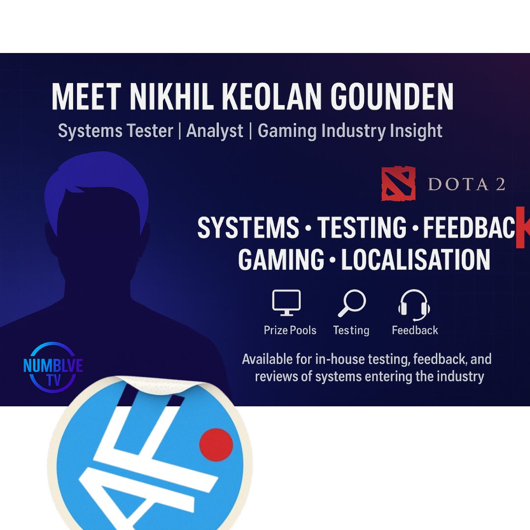 ghostednikhil's tweet photo. “From testing global systems to chasing the Dota 2 Pro Circuit — I’m building NumbLveTV as more than a channel. It’s a blueprint for esports, tech, and African gaming opportunity. 🕹️🚀 #Dota2 #AREASONTOFEEL https://t.co/965VM18RCO