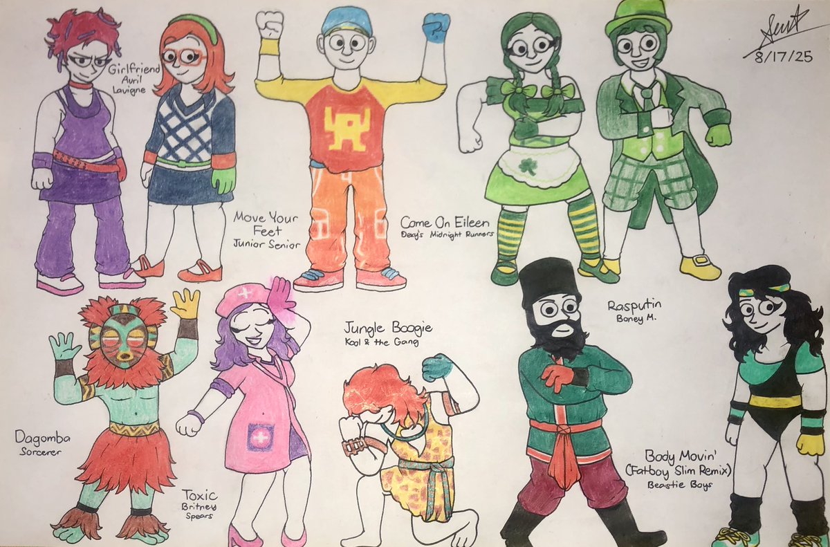 More Just Dance coaches, except this time they’re coaches from Just Dance 2.