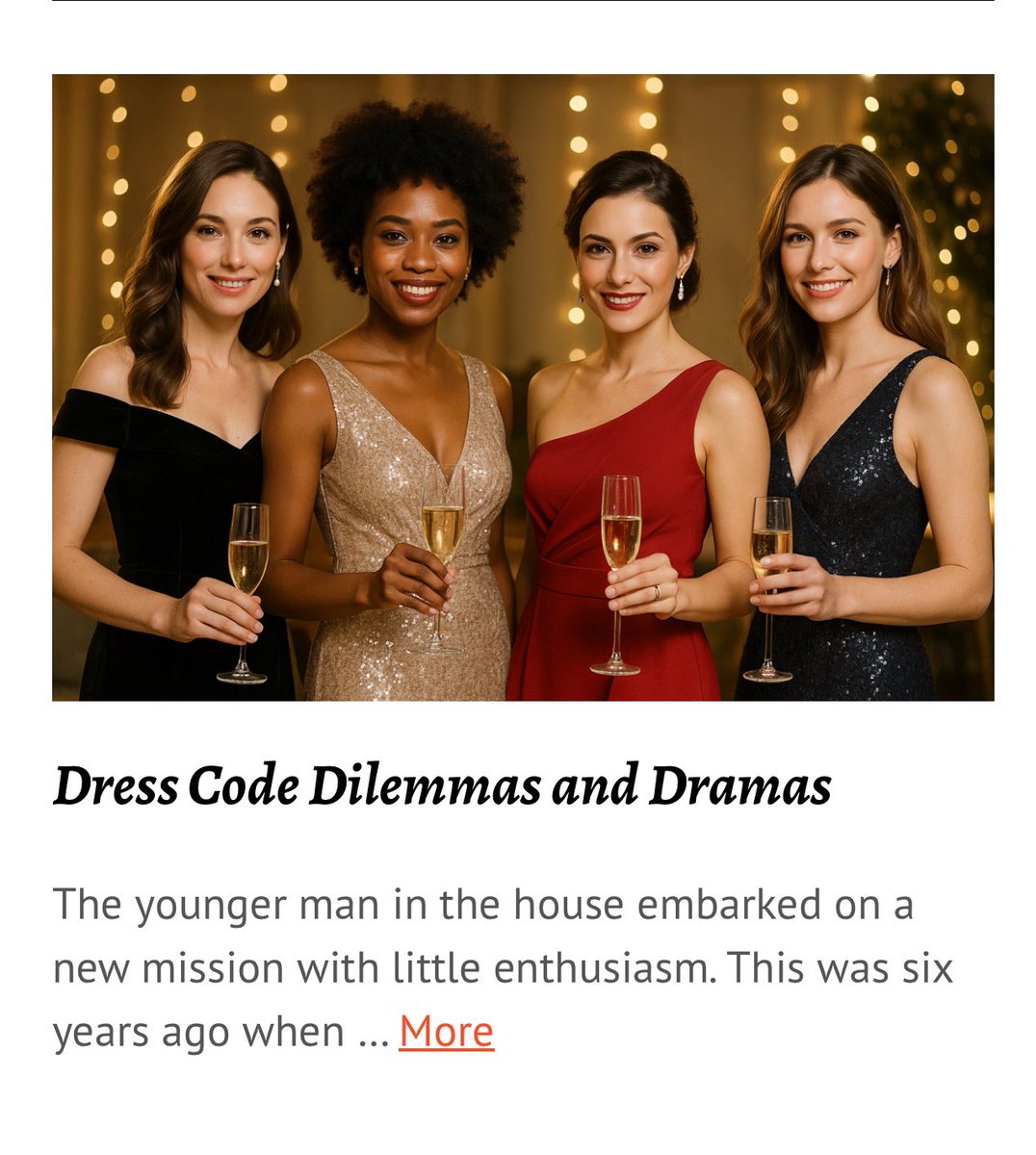 rashmiUTK's tweet image. Do you care about dress codes? Just sharing few thoughts👇
rashmiwrites.com/2025/08/17/dre…
@csmsmaga @GabrielConstans @AnneMerino4 @ATryniecka #WritingCommunity #DressCode #essay