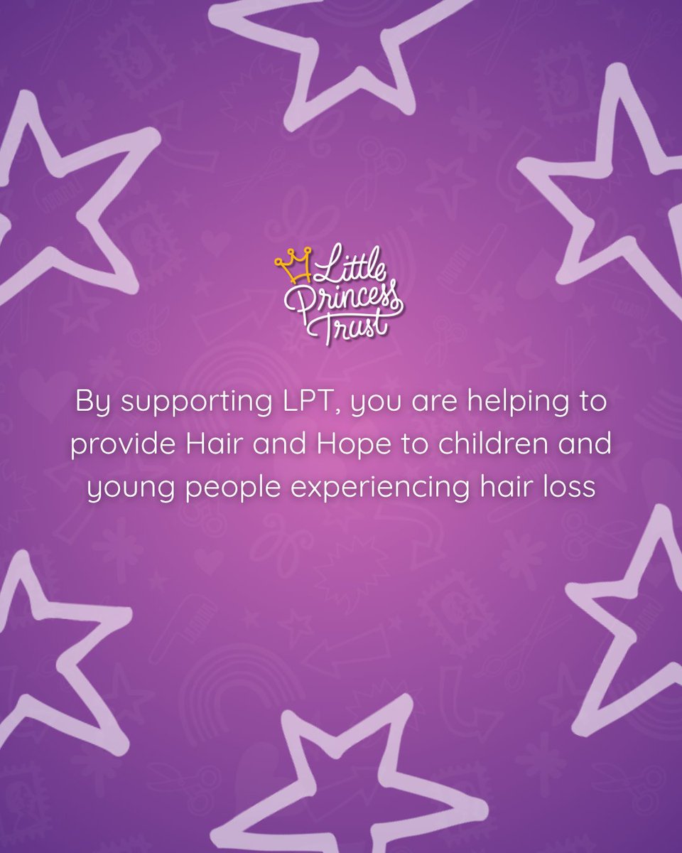 We couldn’t provide Hair and Hope to children and young people experiencing hair loss without all of our wonderful supporters 💜

There are so many ways for you to get involved! Click here find out more 👉  ow.ly/wga750WCG8j