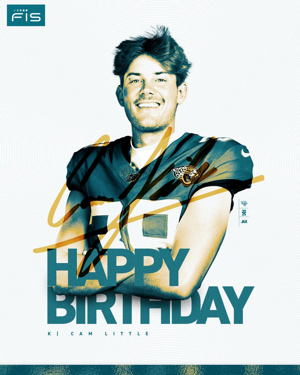 Cam ain't so Little anymore 🥹 

HBD, <a href="/cameronglittle/">Cameron Little</a> 

@FIS | #DUUUVAL