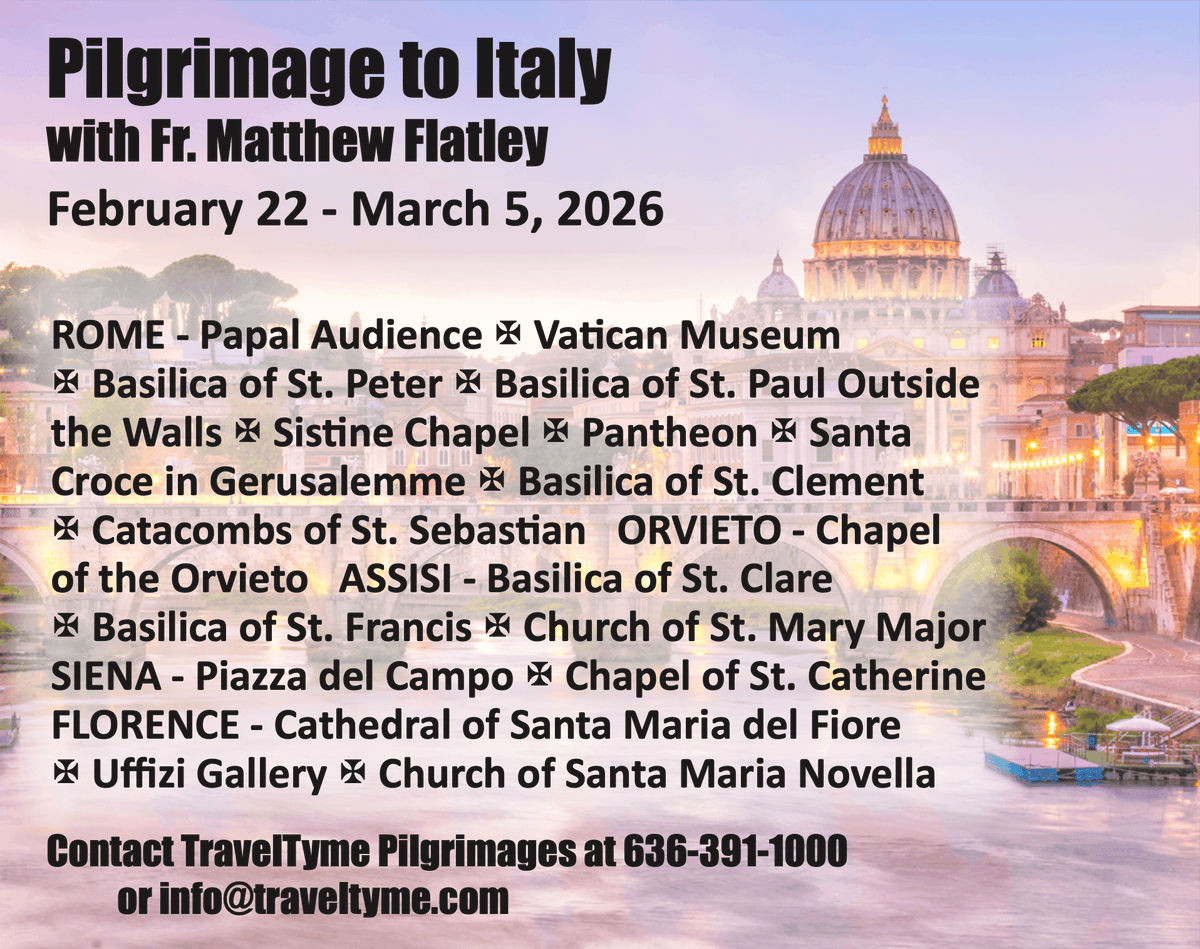 icparishjc's tweet photo. George Hudson (with Travel Tyme) will be in Jeff City for an "Information Night" for this pilgrimage.  Please join us on Thursday, October 2, 2025, 6:30 pm in Pleus Hall (next door to the church), 1206 E McCarty St. Jeff City MO 65101. Come one, come all and feel free to share. https://t.co/stKSEHH0Vj