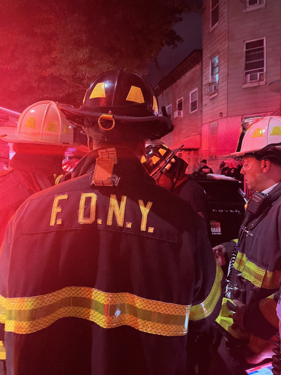 FDNY's tweet image. Just before 9 p.m. Friday, the #FDNY responded to reports of a fire at 276 Bleecker Street in Brooklyn.

"We had tremendous amount of fire upon arrival, which exacerbated the need for multiple alarms — a second alarm, then a third alarm. The fire extended into two other