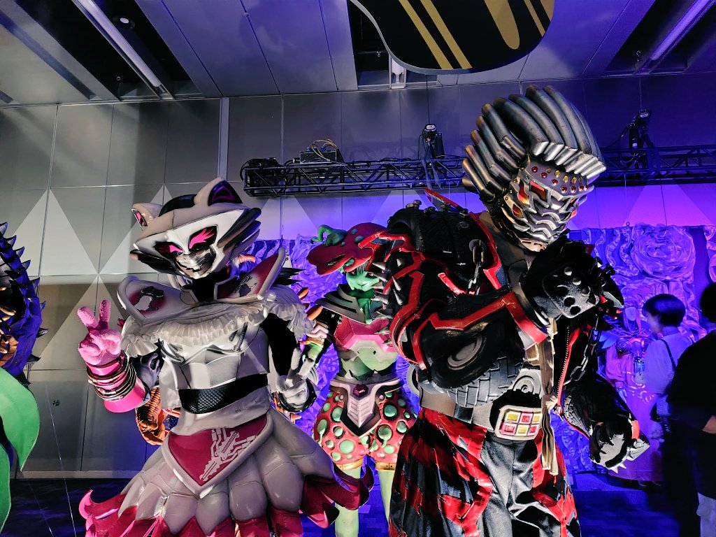 packyyyy's tweet photo. 昨日のGロと全スーパー戦隊展すっごく楽しかったー！！
ブーケ様ぬいとソフビガリュードGET
井内くんの衣装細すぎて衝撃…
イターシャかわいい🫶
アキバレンジャー手書きかよw https://t.co/cWSCvWOdse