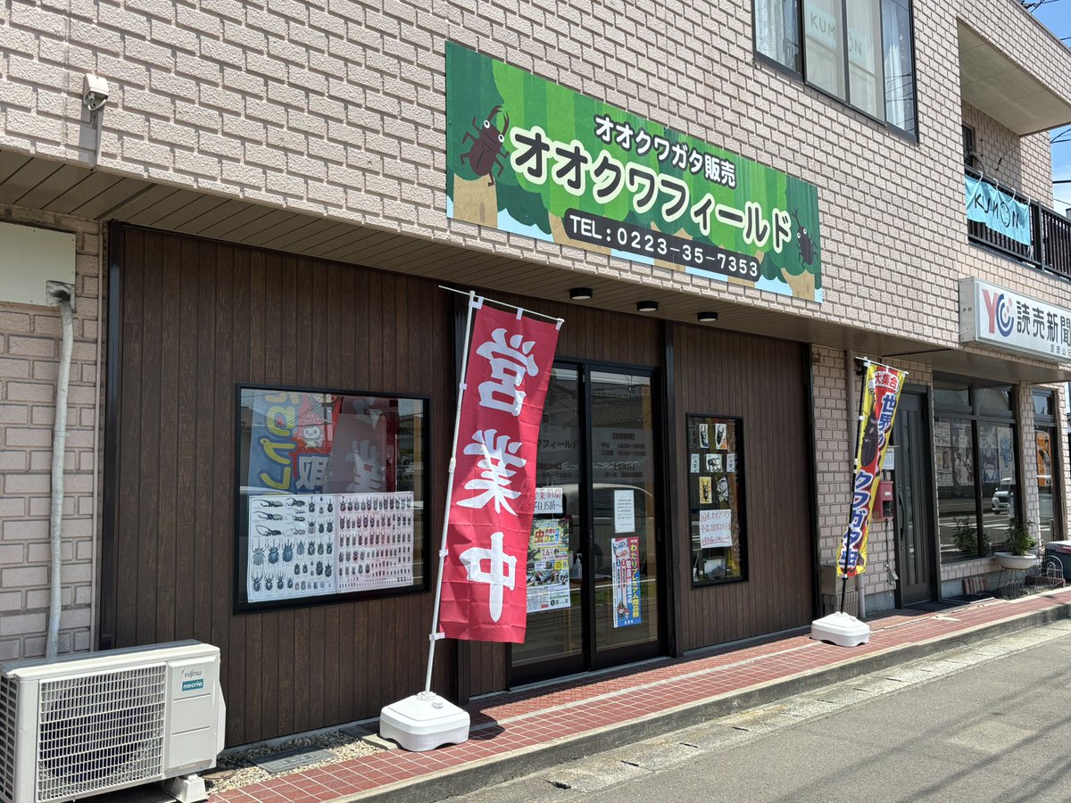 本日開催の幼虫飼育教室、簡単標本体験にご来場頂きまして誠にありがとうございました。

明日8月18日（月）は15時〜20時の営業となります。
明日の皆様のご来店をお待ちしております。
