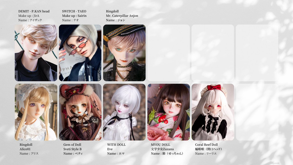 ○頭上のプラットフォーム 絵画原画+doll鳩 ○頭上のプラットフォーム