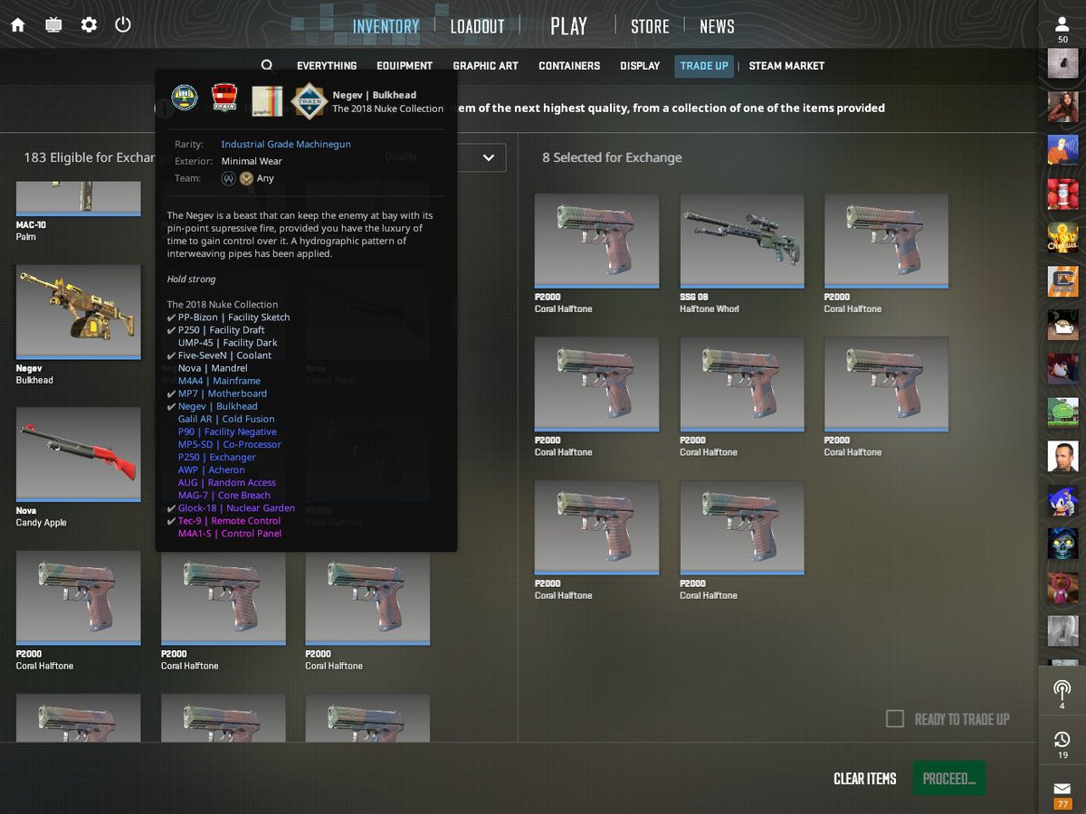 oh yes. the elusive nuke, trainv1, graphic, trainv2 collection skin. super duper triple rare! 

who wants it? starting price is 500k. 😌