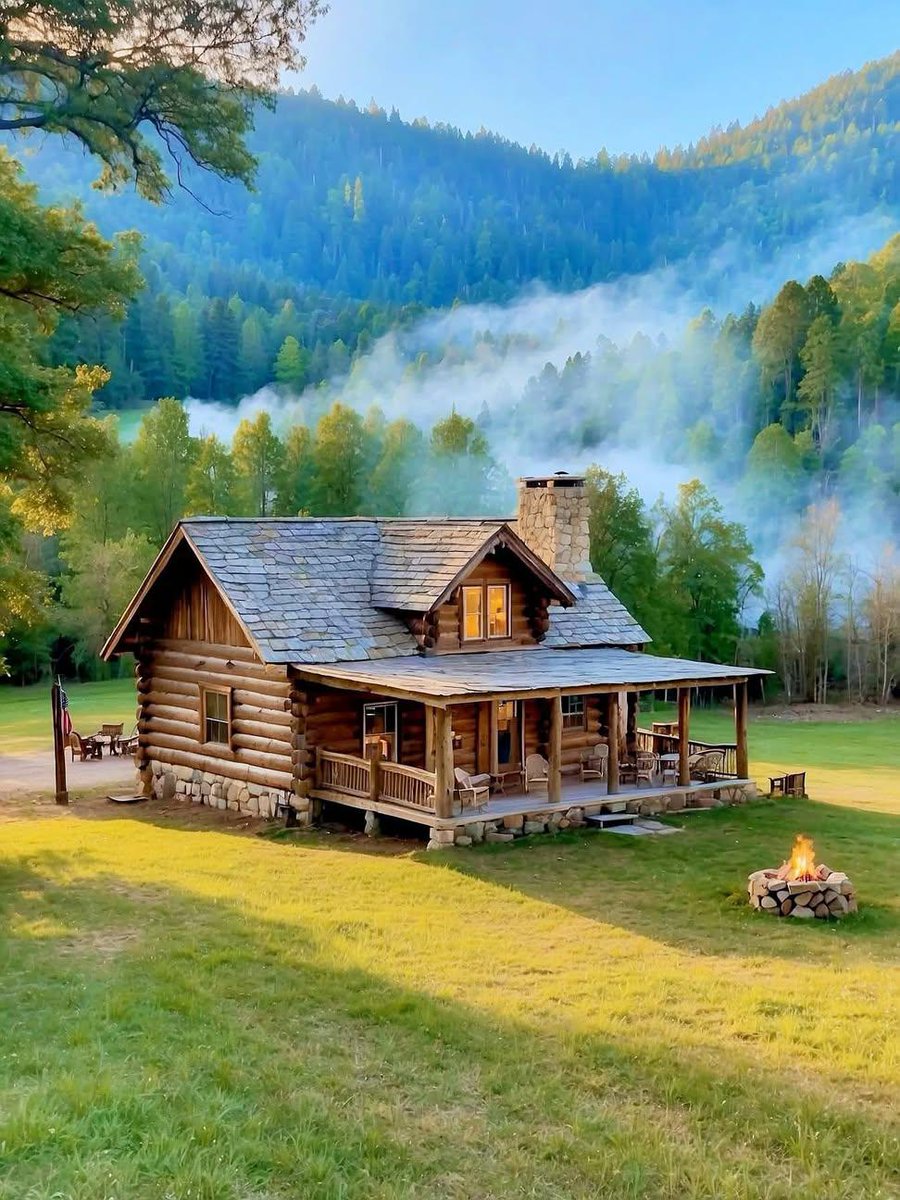 Cozy Cabins tweet media