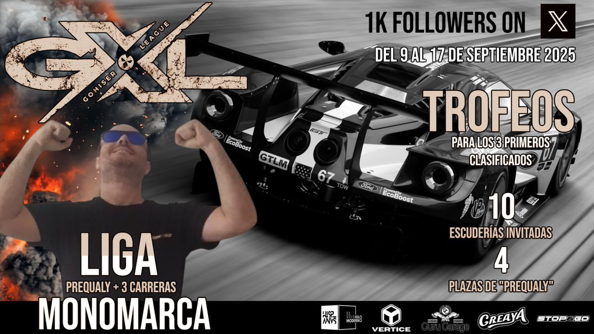 💣💣💣 GOHISER X LEAGUE 💣💣💣

LAS TROPAS LLEGAN A LAS TRINCHERAS

10  BATALLONES INVITADOS EN EL FRENTE!

Y 4 BATALLONES INVASORES VIA PREQUALY! 

UN FORD GT CAR 18 COMO ÚNICA ARMA!

INSCRIBE A TU EQUIPO!!!
TODA LA INFORMACIÓN 👇👇👇

Discord GOHISER

 discord.gg/ypTV8tC7