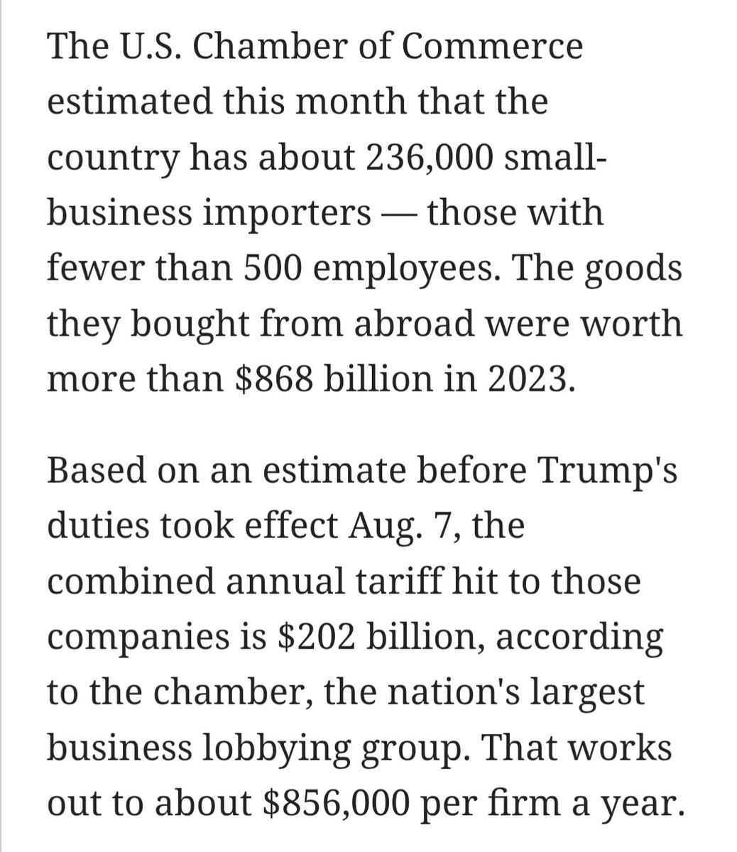 AngieLauritsen's tweet image. Because of tariffs - &quot;Small businesses especially are grappling with the ability to stay in business,&quot; NRF Vice President for Supply Chain and Customs Policy Jonathan Gold said in a statement last week.
#GOPTariffs