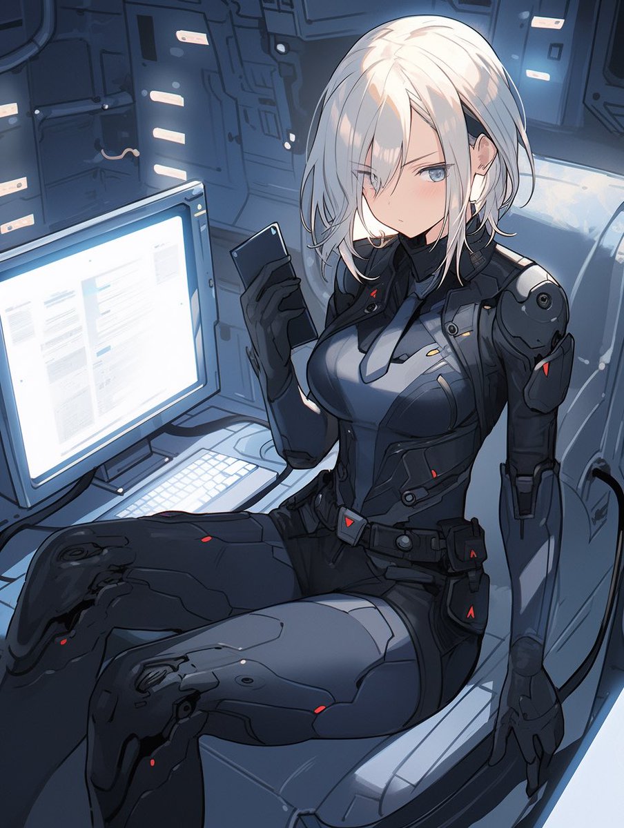 #AIart #AIArtwork #AIイラスト

「よし！任務完了！情報は全部抜き取ったわ…あとはここを抜け出すだけ…」