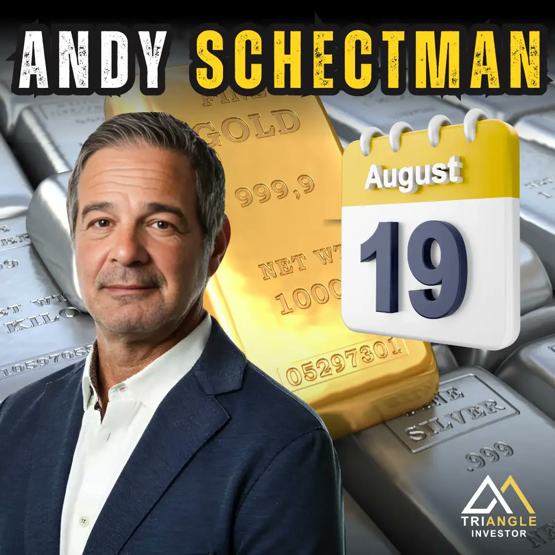 📐triANGLE INVESTOR (@capnek123) on Twitter photo We are thrilled to announce the interview with <a href="/ASchectman/">Andy Schectman</a>
Founder of Miles Franklin Precious Metals.
Andy is a renowned authority on #precious metals, macroeconomics, and wealth preservation.
#gold #silver We are thrilled to announce the interview with <a href="/ASchectman/">Andy Schectman</a>
Founder of Miles Franklin Precious Metals.
Andy is a renowned authority on #precious metals, macroeconomics, and wealth preservation.
#gold #silver