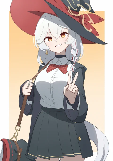まさかの新キャラ白尾エリ …僕この子のこと好きになっちゃうよ #ブルアカ