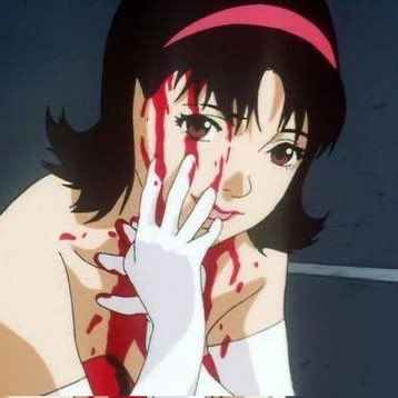 「PERFECT BLUE」(1998年)
「パプリカ」今敏監督の出世作となったサイコスリラー。アイドルから女優に転身した女の子がヌードを迫られ、プレッシャーと疑心暗鬼から精神崩壊してゆく話。アニメの技法を最大限駆使して描かれる、妄執と恐怖の表現は圧倒的。シナリオのヒネリも見事な恐ろしすぎる大傑作