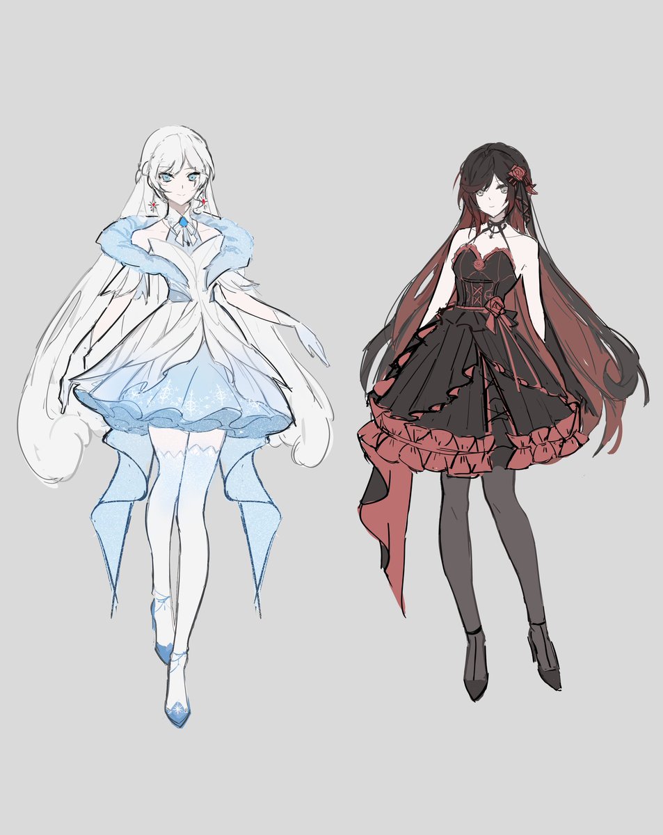 是小裙子~
因为想看Ruby长发所以我给她带了假发(●'◡'●)
#RWBY #whiterose