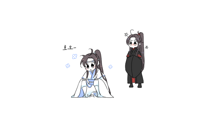 토끼 그리는 게 재밌음.
#MDZS