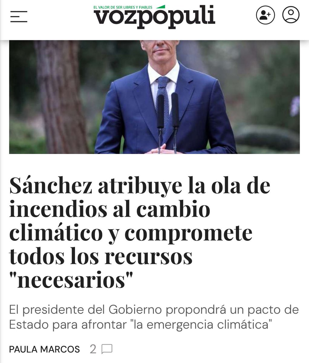 Sin vergüenza. En los aledaños de Moncloa dicen que les ha venido  el fuego a ver, como antes lo hizo la Dana y  la pandemia. Ahí lo dejo. vozpopuli.com/espana/politic…