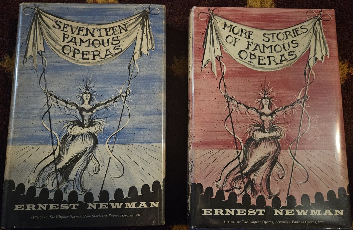 Not sure who needs to hear this, but if you are interested in opera and don't know where to start, you could do worse than picking up used copies of these two books by the wonderful writer Ernest Newman. He writes at exactly the proper pitch, not too heavy on the musicology, but
