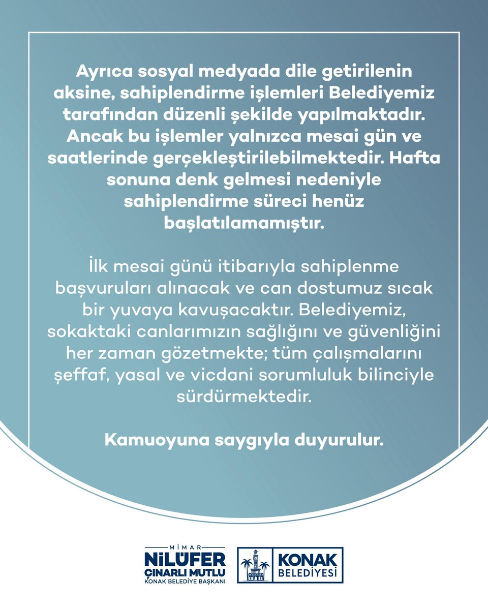 KAMUOYUNA DUYURU📣