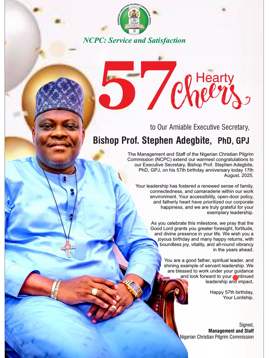 NGChrisPilgComm's tweet photo. Lion of Judah
@bstvadegbite1
Hakuna Matata, No Shaking. #HakunaMatata #Oluwatosin #GodisGood #OroOmoNiseFayati #BishopSTV #esncpc #bishopstv #birthdaycelebration #bishopsbirthday #ncpcboss https://t.co/V2nVFr2bZA