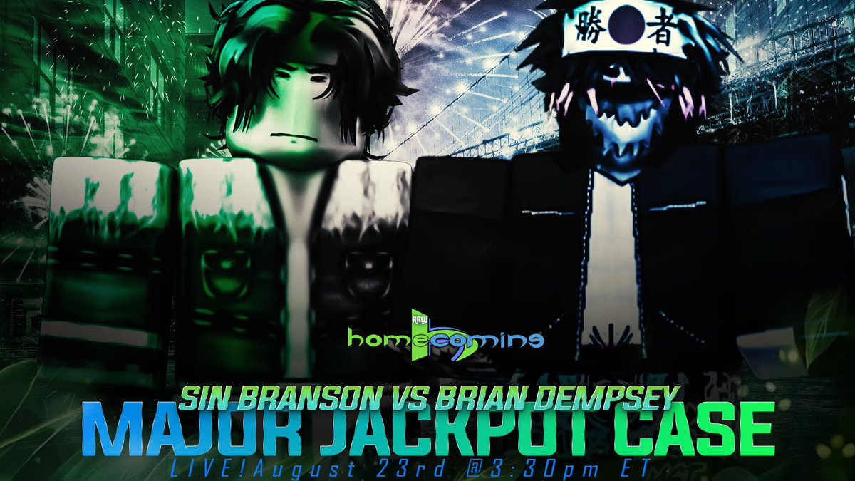#BKTHomecoming | THIS SATURDAY

<a href="/SinRWAcc/">sin</a> defends his Jackpot Case against #BrianDempsey 

AUG 23 | 3:30PM EST