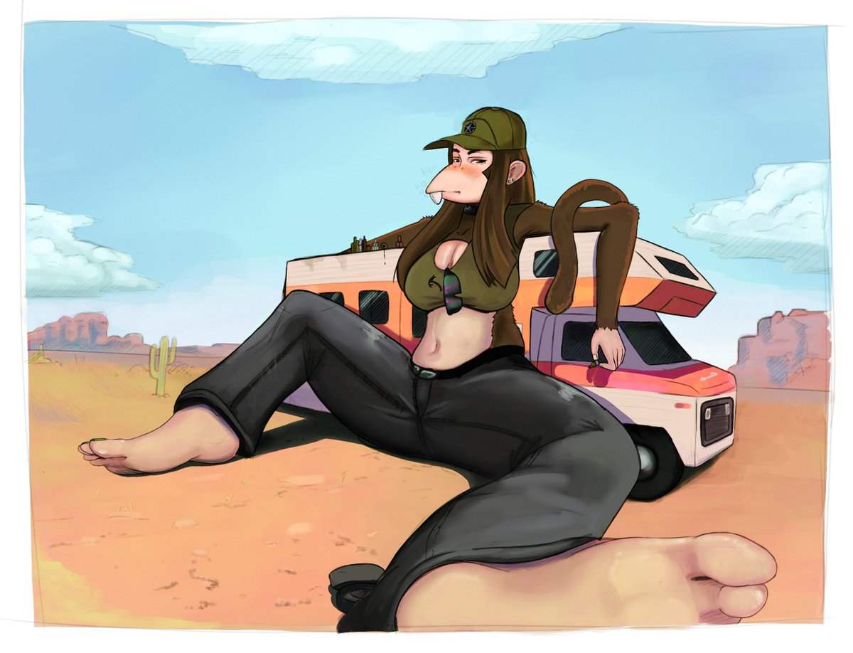 <a href="/RedusTheRiotAct/">Redus The Remembrancer</a>'s Aarin got her hands on a couple of cold ones. The ones that make you bigger.

#anthro #giantess #gts #macro #sizetwitter