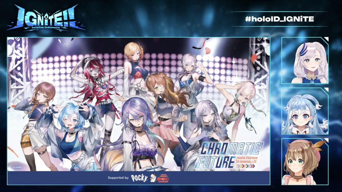 Kan apa ku bilang kita bakal sibuk sampai November ⚡️⚡️⚡️DAHSYAATT 

Akhirnya bisa konser offline pertama di CF21 bareng ber 9 member lengkap 😭💚

#holoID_IGNiTE