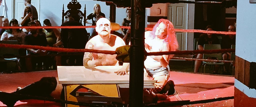 BUSTED KNUCKLE PRO WRESTLING (@bkpw_nf) on Twitter photo The Battle lines were drawn and blood was shed, and splattered, during The Horror Show segment last night. Having Luna Cutter with him, The Captain (<a href="/tylera3ro/">Tyler Aero</a>) secured victory over the equally impressive and sadistic <a href="/wadeo29/">wade allan</a> #BKPWNF The Battle lines were drawn and blood was shed, and splattered, during The Horror Show segment last night. Having Luna Cutter with him, The Captain (<a href="/tylera3ro/">Tyler Aero</a>) secured victory over the equally impressive and sadistic <a href="/wadeo29/">wade allan</a> #BKPWNF