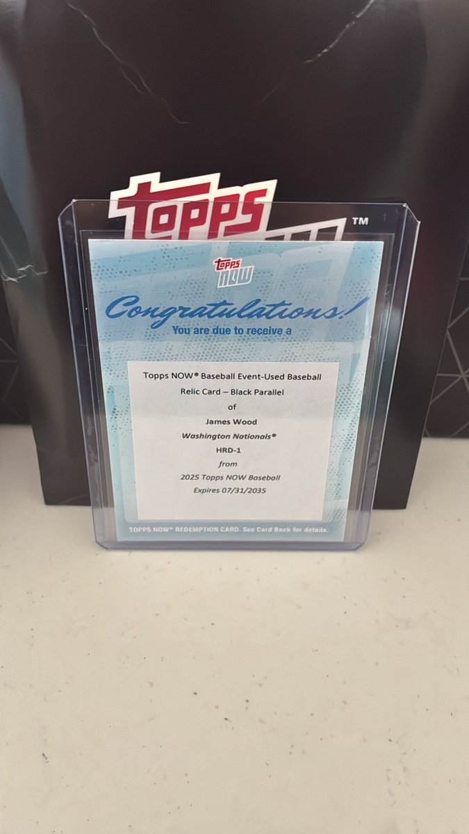 Jason Rorrer (@jasonrorrer1) on Twitter photo Got my Topps Now All Star Game and Home Run Derby sets in the mail yesterday and we hit a big one, James Wood Event Used Baseball Relic Black /10 Redemption
<a href="/CardPurchaser/">Card Purchaser</a> <a href="/Topps/">Topps</a> <a href="/Nationals/">Washington Nationals</a> Got my Topps Now All Star Game and Home Run Derby sets in the mail yesterday and we hit a big one, James Wood Event Used Baseball Relic Black /10 Redemption
<a href="/CardPurchaser/">Card Purchaser</a> <a href="/Topps/">Topps</a> <a href="/Nationals/">Washington Nationals</a>