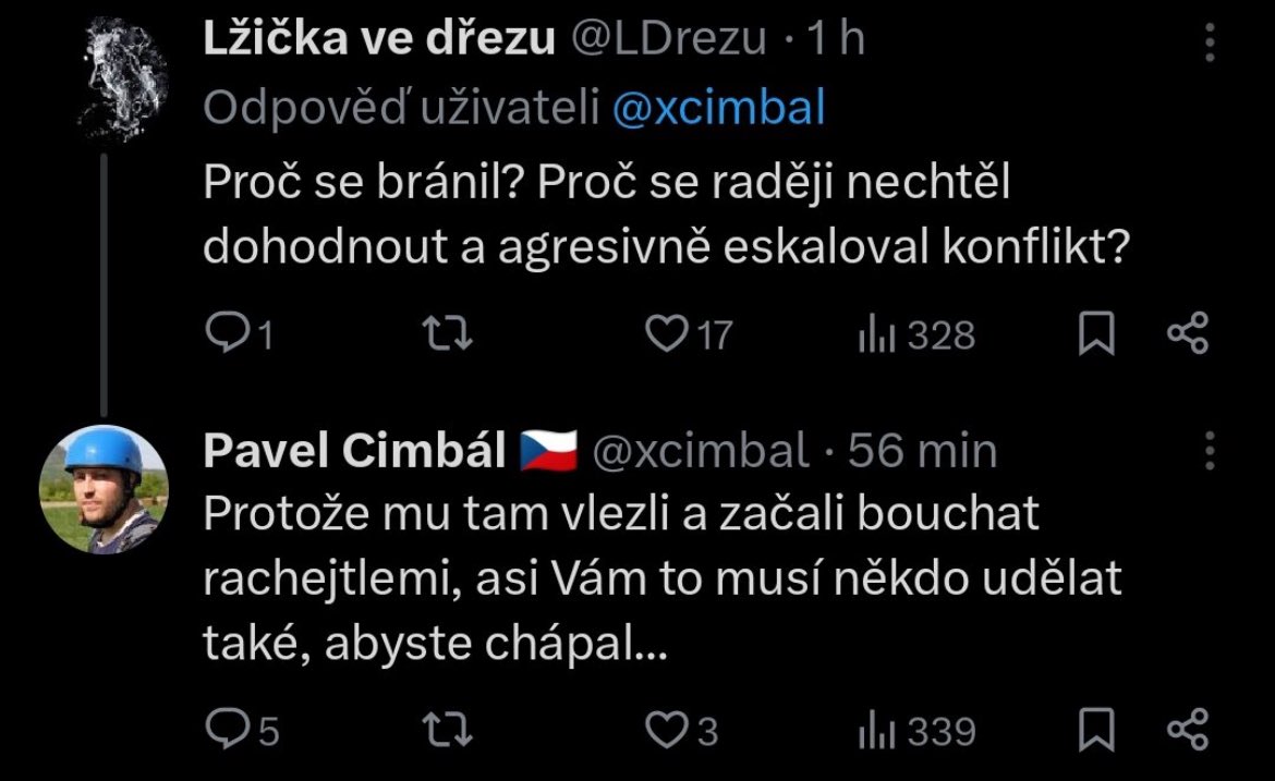 BezeLží (@bezelzi_cz) on Twitter photo A Cimbál právě pochopil gró ruské agrese na Ukrajině, nikdy není pozdě‼️ 😂
Gratulujeme 😀👌
Foto via. <a href="/zkouknuto/">zvědavec🇨🇿</a> A Cimbál právě pochopil gró ruské agrese na Ukrajině, nikdy není pozdě‼️ 😂
Gratulujeme 😀👌
Foto via. <a href="/zkouknuto/">zvědavec🇨🇿</a>