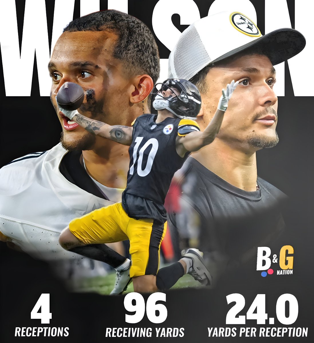 #Steelers WR Roman Wilson's stock after his first two preseason games - 🚀 #HereWeGo