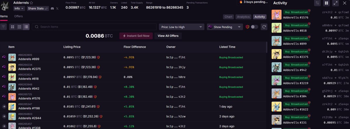 周末这个行情太平淡，很多人跑去xlayer上打狗了，不过今天随手翻 <a href="/adderrels/">Adderrels</a>  关注列表，让我发现一个小惊喜，紧接着下午突然出现一个大的sweep，不由让人浮想联翩👀👀
karken的上币组成员关注了adderrels，这？？大的要来了吗？