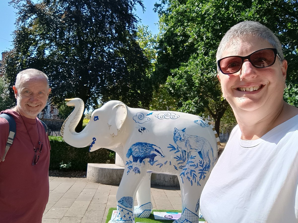 Helen Segebarth (A981194) (@helenterrapin) on Twitter photo Had a great time exploring more of the <a href="/LOROSHospice/">LOROS Hospice</a> <a href="/wildinart/">Wild in Art</a> #StompRoundLeicester elephant trail 🐘 with <a href="/johnfkilcoyne/">John Kilcoyne</a>. Found 6 of the 40 big elephants plus 9 of the small ones today. We've now found all 40 big and 69 of the small elephants. Had a great time exploring more of the <a href="/LOROSHospice/">LOROS Hospice</a> <a href="/wildinart/">Wild in Art</a> #StompRoundLeicester elephant trail 🐘 with <a href="/johnfkilcoyne/">John Kilcoyne</a>. Found 6 of the 40 big elephants plus 9 of the small ones today. We've now found all 40 big and 69 of the small elephants.