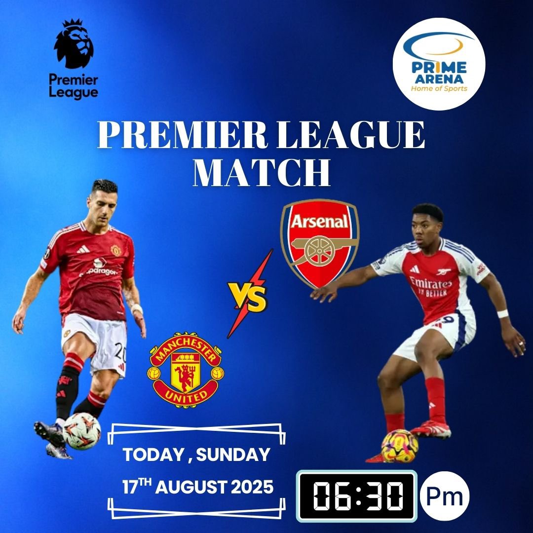 It’s GAME DAY at Prime Arena

Manchester United 🆚 Arsenal, 6:30PM sharp.
 Grab your squad and catch all the Premier League action LIVE with us! 

#primearena #PremierLeague
