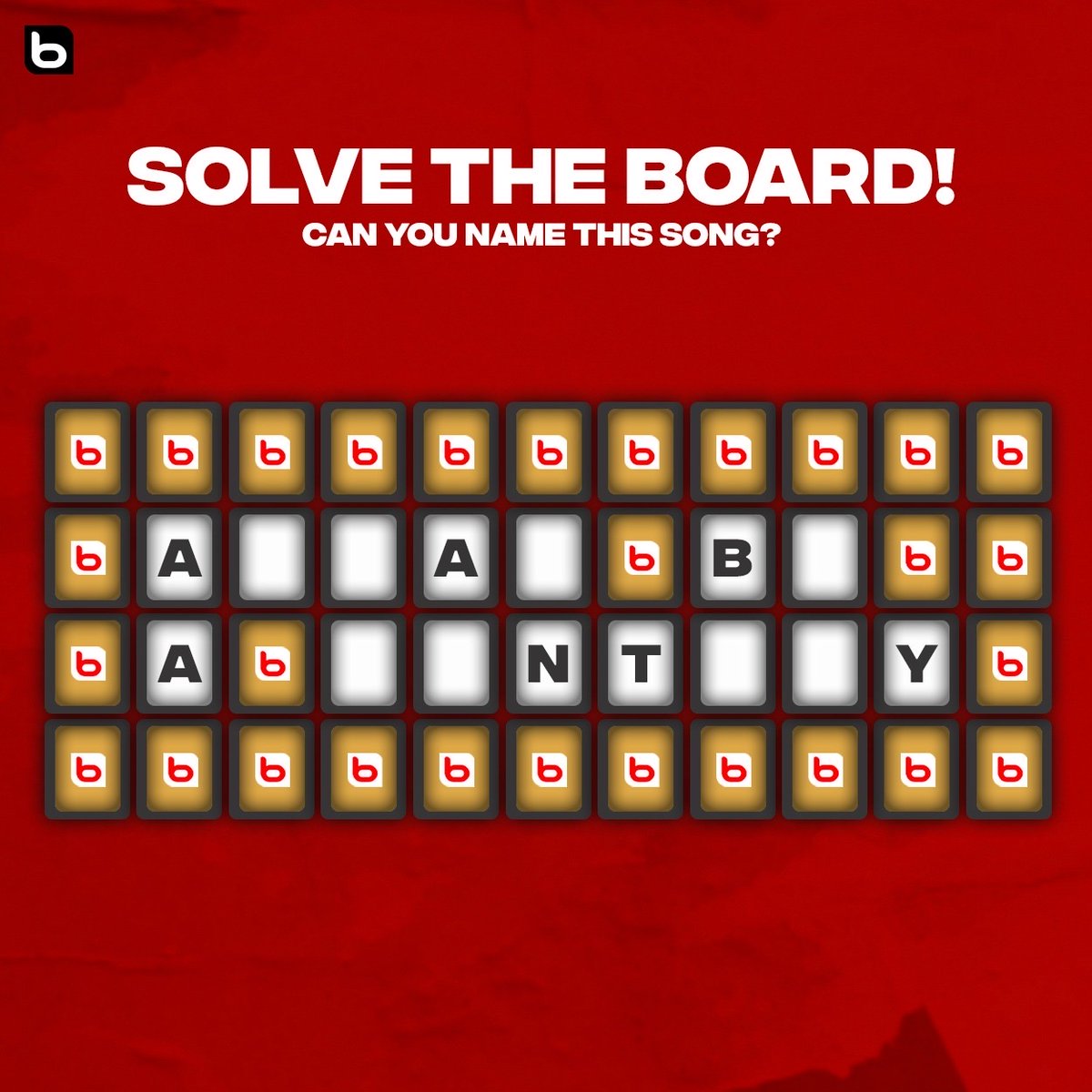BodogCasino_'s tweet image. 🧩 BODOG SUNDAY PUZZLE

Can YOU name this 🇨🇦 classic song? 🤔

🔁 and drop your guess below for a shot at a $25 Bodog Casino bonus! 

*Must be 🇨🇦 and 18+ with a Bodog account*

All terms and conditions can be found here: bit.ly/BodogTC