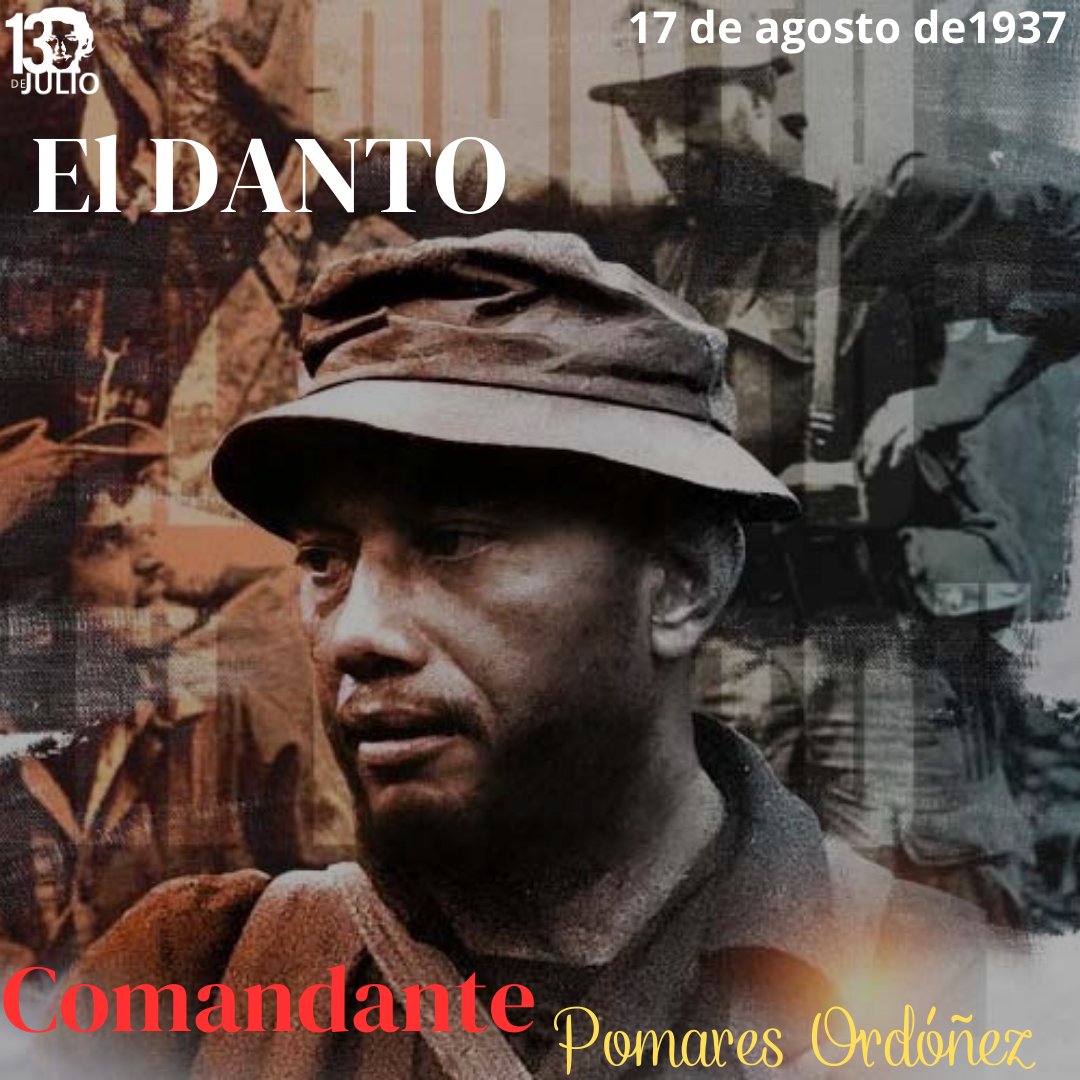 #Nicaragua 🇳🇮/ 17 de agosto de 1937 | Nació el Comandante Germán Pomares Ordóñez “El Danto”, fundador del FSLN y jefe del Frente Norte “Carlos Fonseca Amador”.
🖤❤️
#SomosUNAN 
#4619SiempreMásAllá 
#ManaguaSandinista